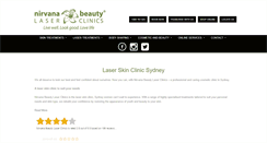 Desktop Screenshot of nirvanabeauty.com.au